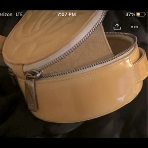 Chanel hatbox style purse/bag
